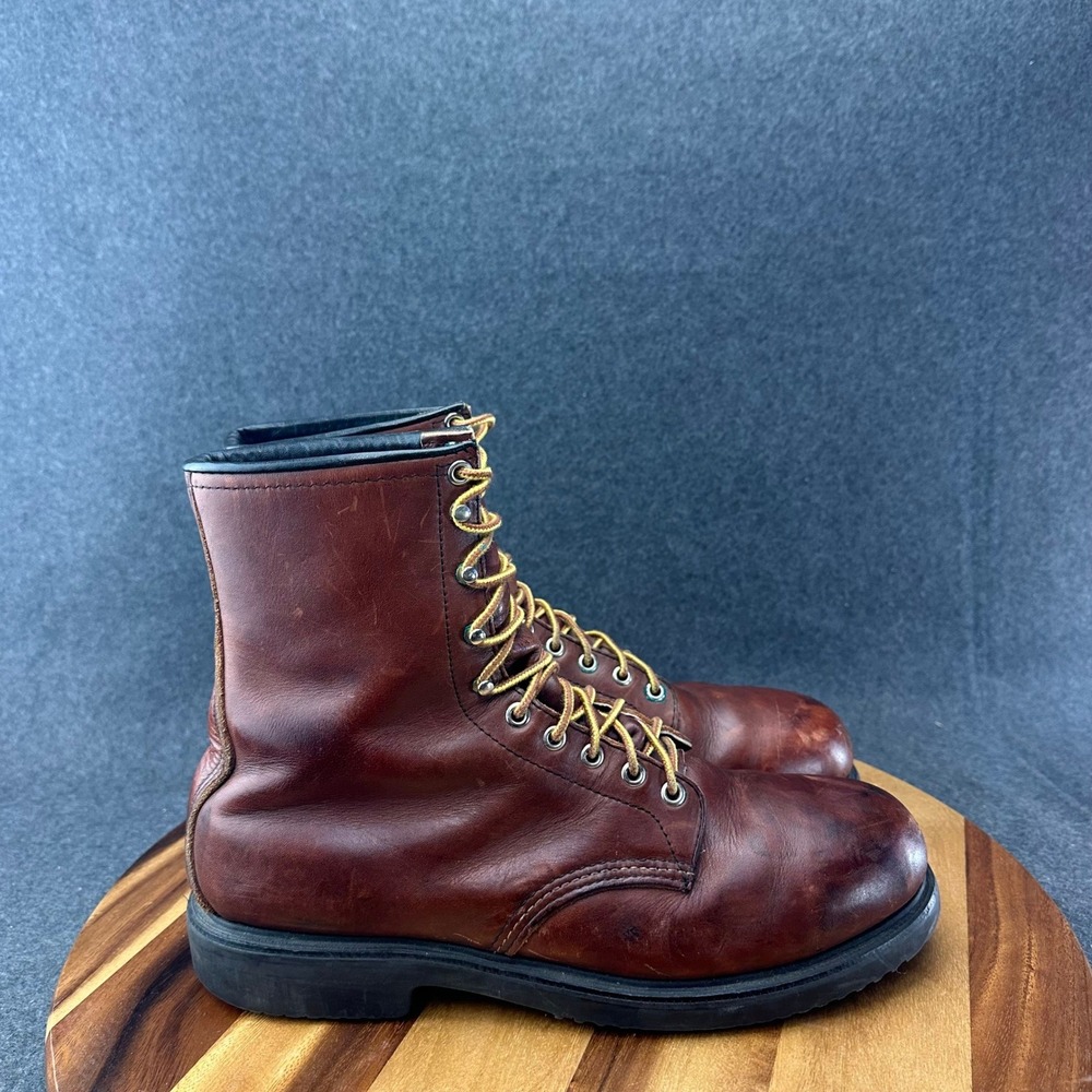 Vintage 4412 Red Wing Insulated Leather Steel Toe Work Boots Men's Sz 11.5B